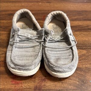 Hey Dude Kids Slip-On Sneakers in Light Gray